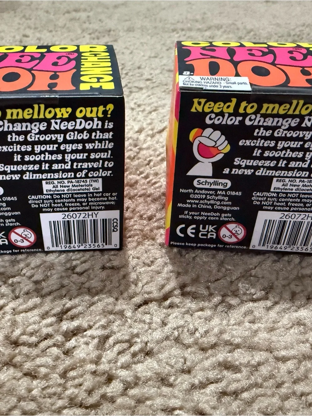 NeeDoh Color Color Change. Pink/Yellow